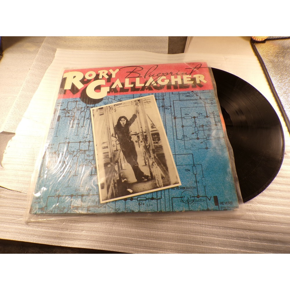 Rory Gallagher Blueprint Vinyl LP 1973 Polydor 2383 189 German Pressing Rock